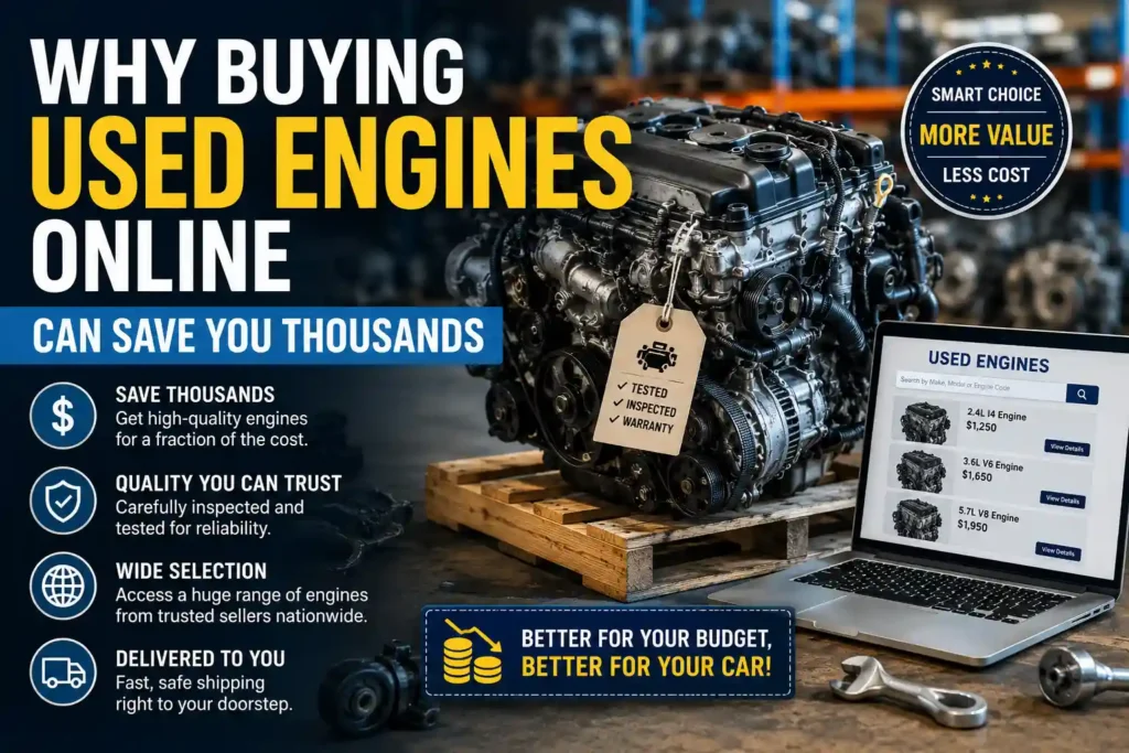 Why Buying a Used Engine Online Can Save You Thousands