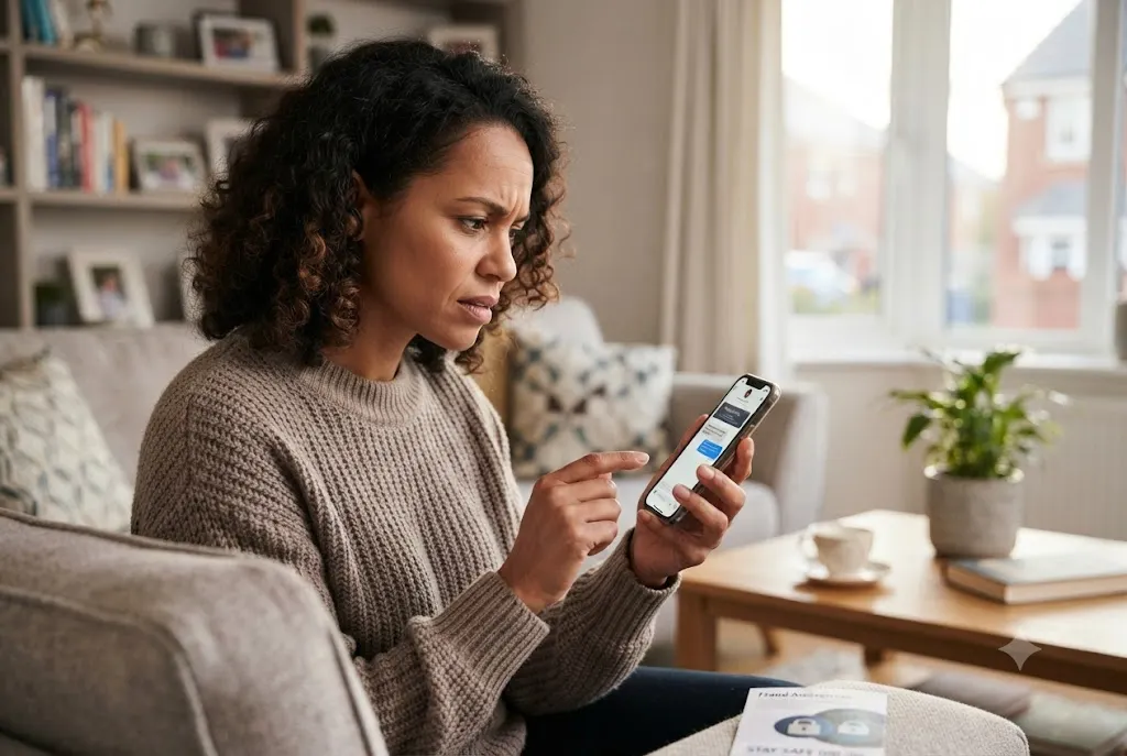 Dating fraud warning signs on an online dating platform used by UK consumers